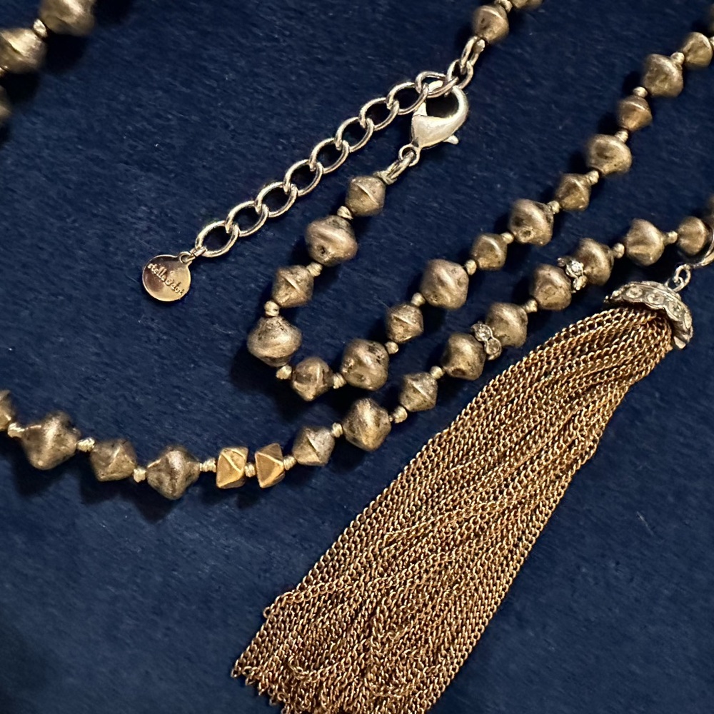 Stella & Dot Milana Tassle necklace.